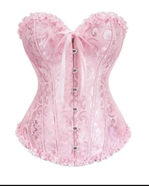 Overbust korset 002 - roze
