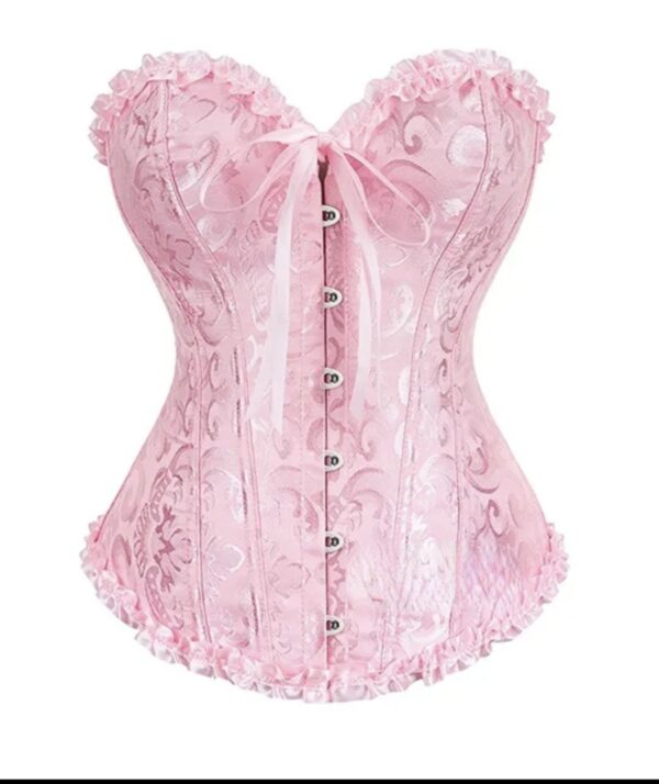 Overbust korset 002 - roze
